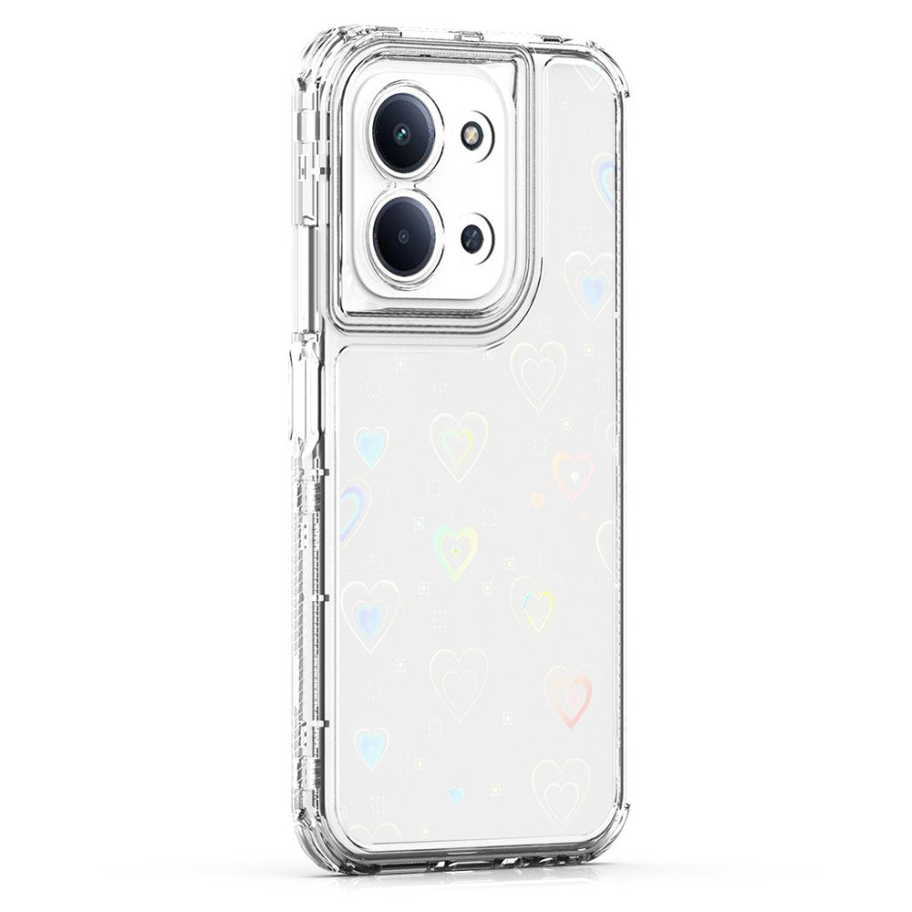 Clear Phone Case for Xiaomi Redmi 15C 4G (EU) (173mm) / 15C 5G (EU) (173mm) / Poco C85 4G (173mm) Precise Cutouts Acrylic TPU Cover with Laser-printed Film