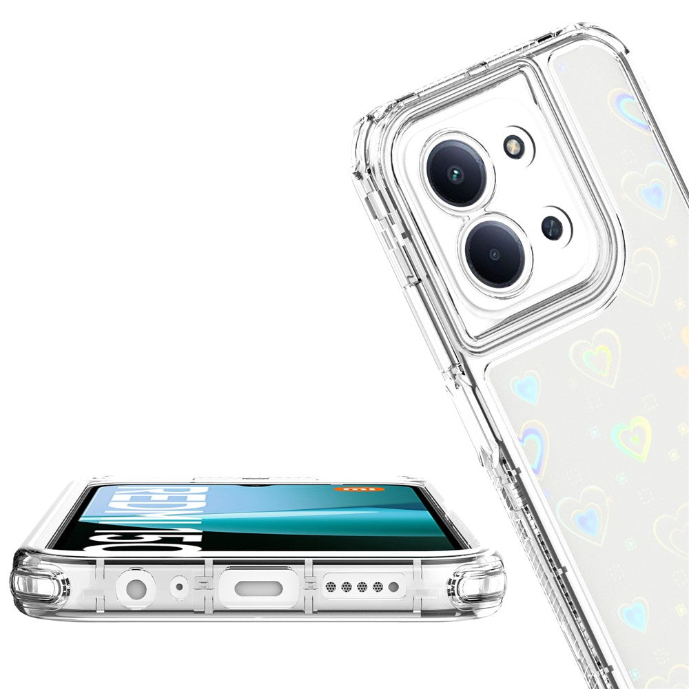 Clear Phone Case for Xiaomi Redmi 15C 4G (EU) (173mm) / 15C 5G (EU) (173mm) / Poco C85 4G (173mm) Precise Cutouts Acrylic TPU Cover with Laser-printed Film