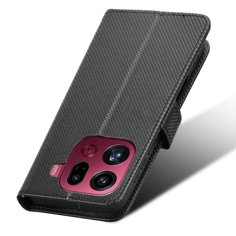 For Oppo Find X9 Pro 5G Leather Wallet Case with Strap Diamond Texture Phone Cover