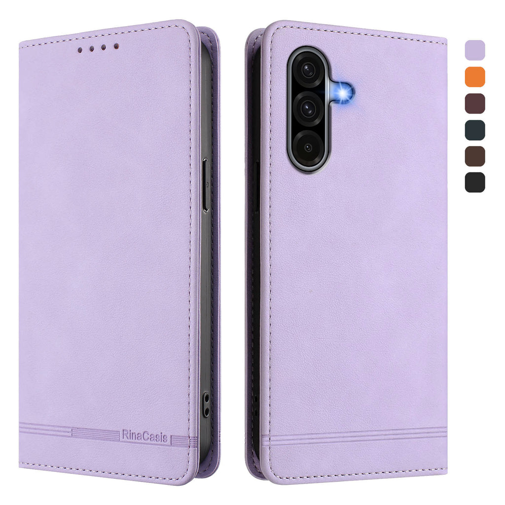 For Samsung Galaxy A36 5G Case RINACASIS RC23 RFID Blocking Wallet Stand PU Leather Phone Cover