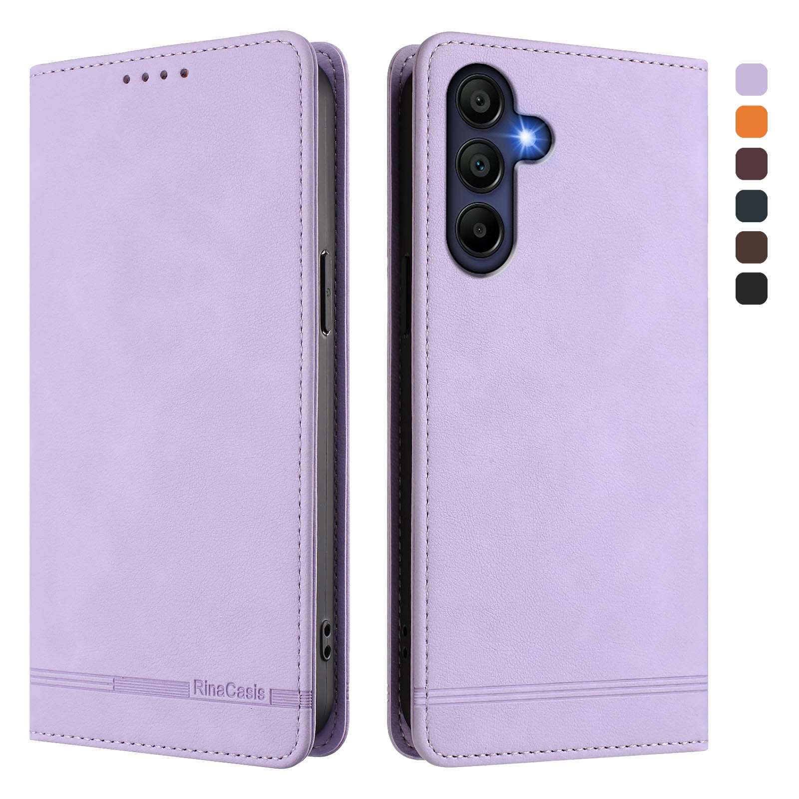 For Samsung Galaxy A16 4G / Galaxy A16 5G Case RINACASIS RC23 RFID Blocking Wallet Stand PU Leather Phone Cover