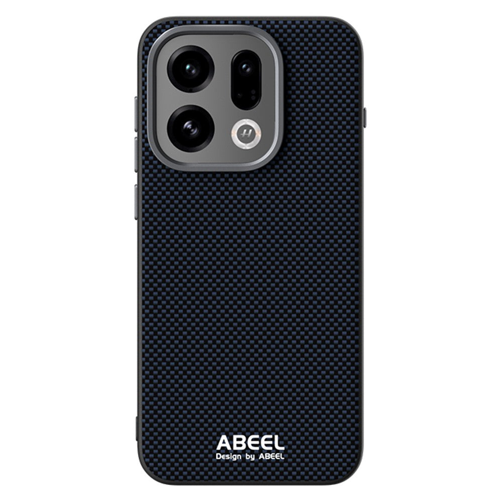 ABEEL For Oppo Find X9 5G Case Compatible with MagSafe Printed PC TPU Aluminum Alloy Leather Phone Cover