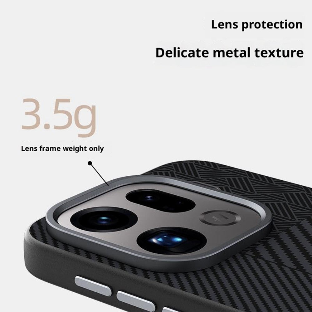 ABEEL For Oppo Find X9 5G Case PC + TPU + Aluminum Alloy + PU Leather Phone Cover Compatible with MagSafe
