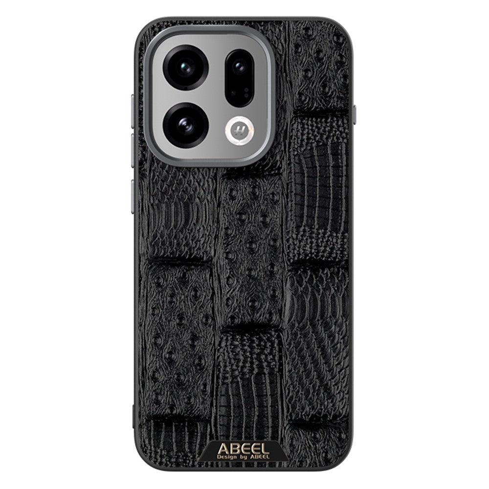 ABEEL For Oppo Find X9 5G Case Compatible with MagSafe Beast Texture Micro-Embossing Back Cover