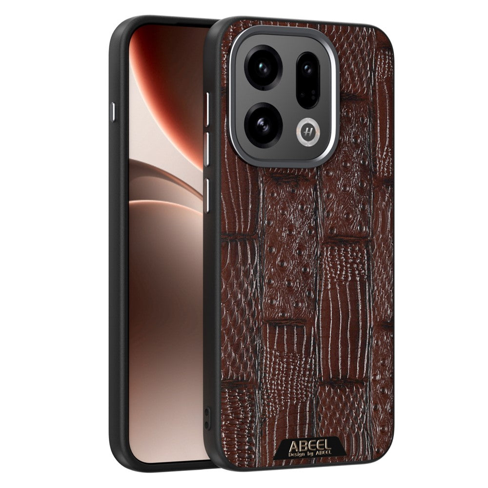 ABEEL For Oppo Find X9 5G Case Compatible with MagSafe Beast Texture Micro-Embossing Back Cover
