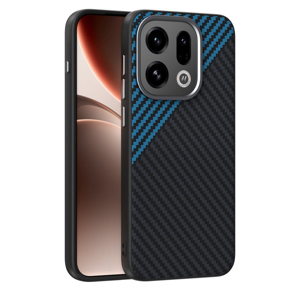 ABEEL For Oppo Find X9 5G Case Compatible with MagSafe Carbon Fiber Texture Back Cover