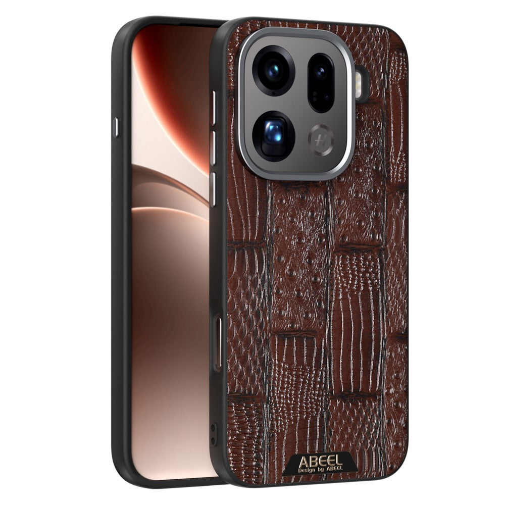 ABEEL For Oppo Find X9 Pro 5G Case Compatible with MagSafe Beast Texture Micro-Embossing Back Cover