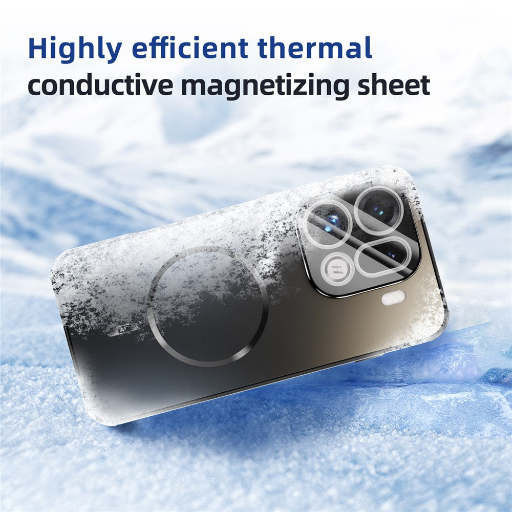 ABEEL For Oppo Find X9 Pro 5G Case Compatible with MagSafe TPU PC Cooling Matte Phone Back Cover with Lens Film