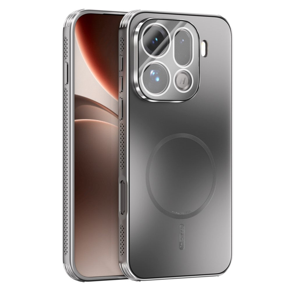 ABEEL For Oppo Find X9 Pro 5G Case Compatible with MagSafe TPU PC Cooling Matte Phone Back Cover with Lens Film