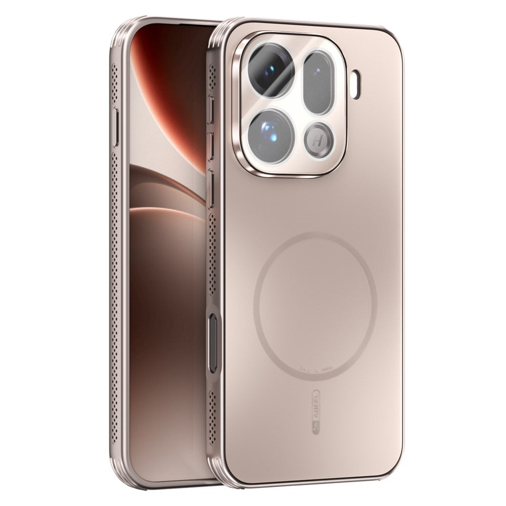 ABEEL For Oppo Find X9 Pro 5G Case Compatible with MagSafe TPU PC Cooling Matte Phone Back Cover with Lens Film