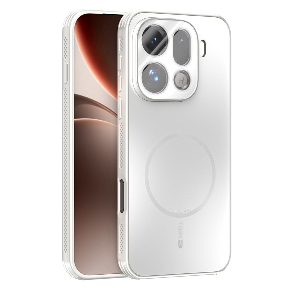 ABEEL For Oppo Find X9 Pro 5G Case Compatible with MagSafe TPU PC Cooling Matte Phone Back Cover with Lens Film