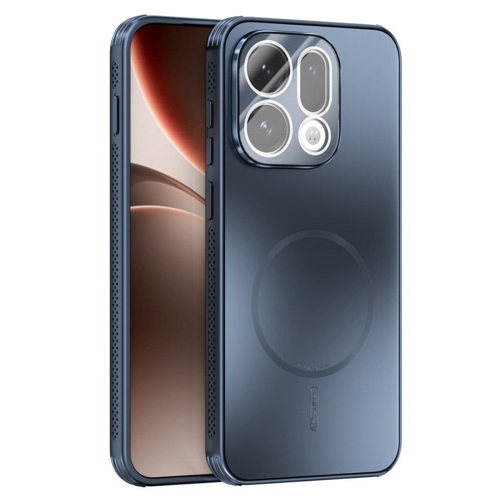 ABEEL For Oppo Find X9 5G Case Compatible with MagSafe TPU PC Cooling Matte Phone Back Cover with Lens Film