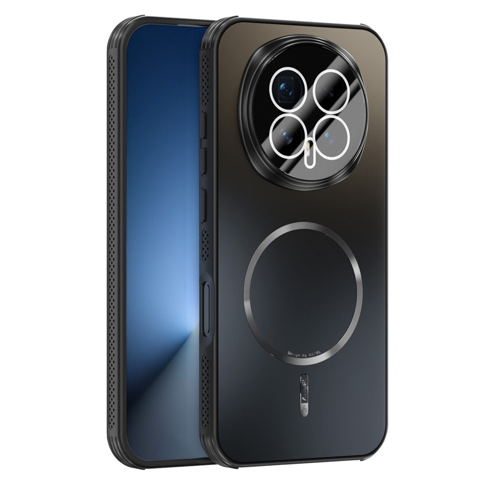 ABEEL For Honor Magic8 5G Case Compatible with MagSafe TPU PC Cooling Matte Phone Back Cover with Lens Film