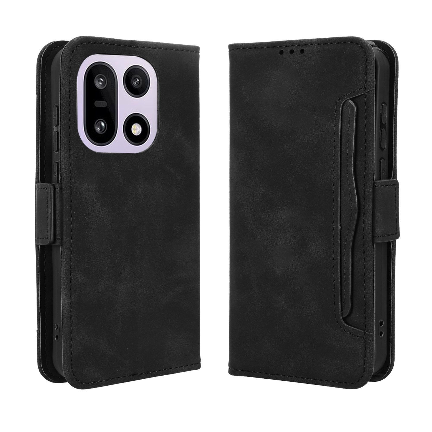 For OnePlus 15 5G Leather Case Phone Wallet Cover with Multiple Card Slots