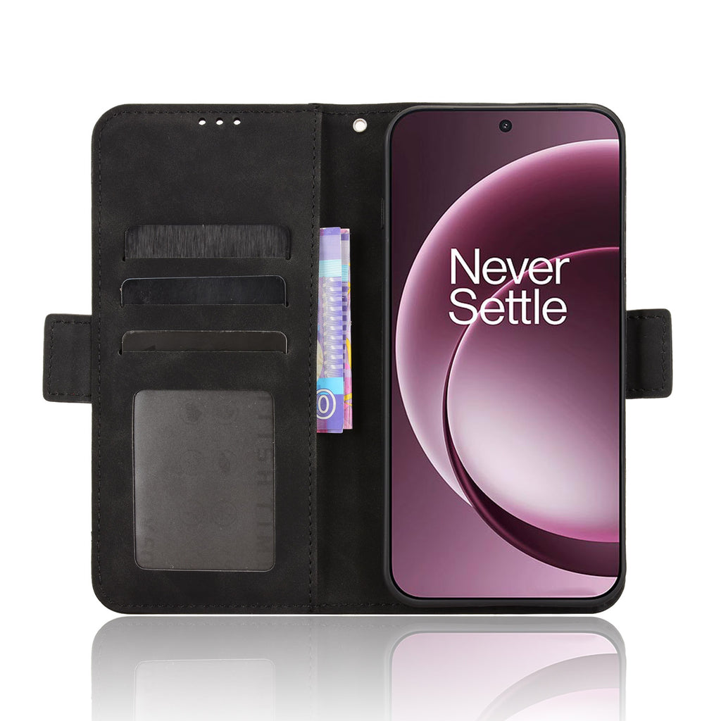 For OnePlus 15 5G Leather Case Phone Wallet Cover with Multiple Card Slots