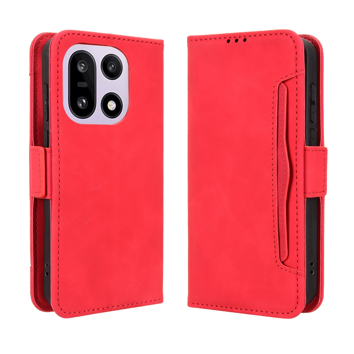 For OnePlus 15 5G Leather Case Phone Wallet Cover with Multiple Card Slots