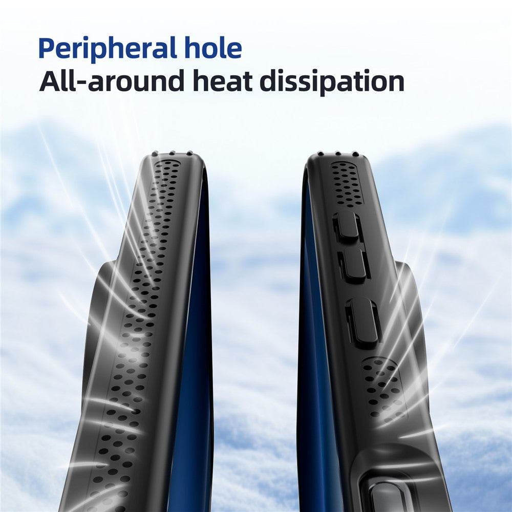 ABEEL For Honor Magic8 Pro 5G Case Compatible with MagSafe TPU PC Cooling Matte Phone Back Cover with Lens Film