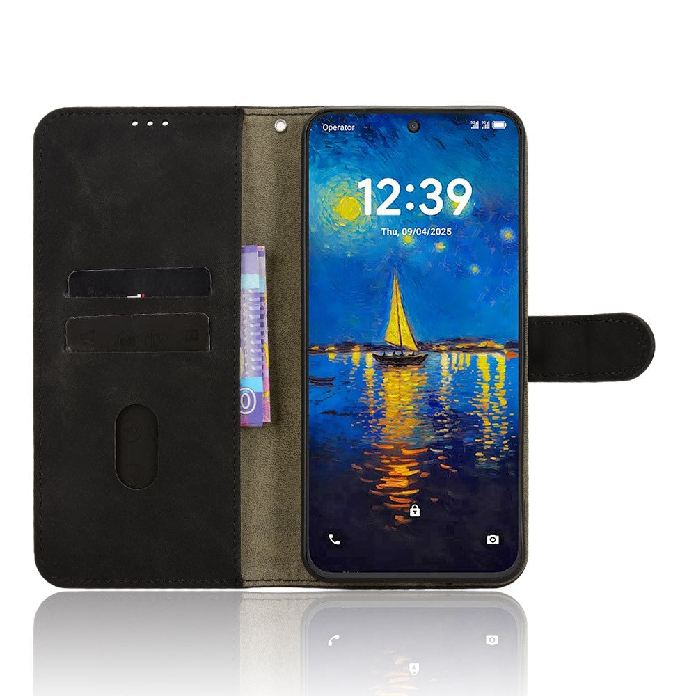 For TCL NxtPaper 60 Ultra 5G Leather Case Skin Feel Anti Drop Wallet Flip Phone Cover