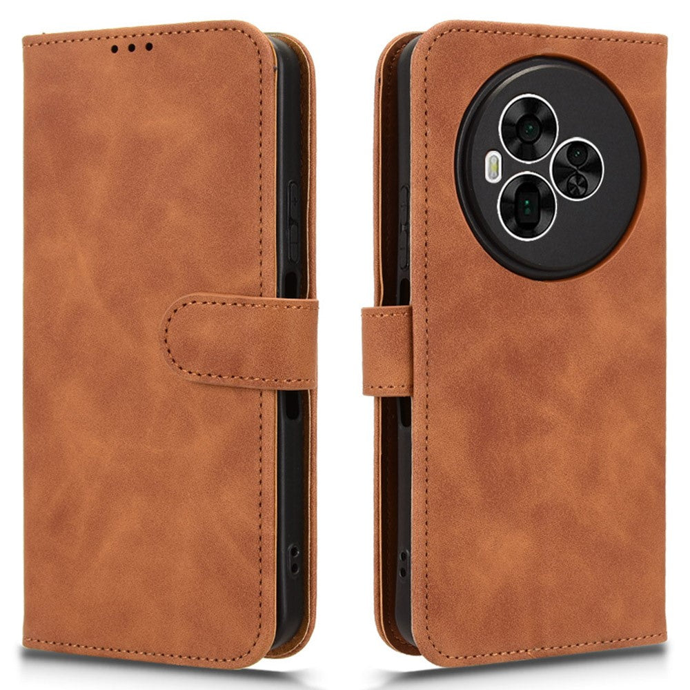 For TCL NxtPaper 60 Ultra 5G Leather Case Skin Feel Anti Drop Wallet Flip Phone Cover