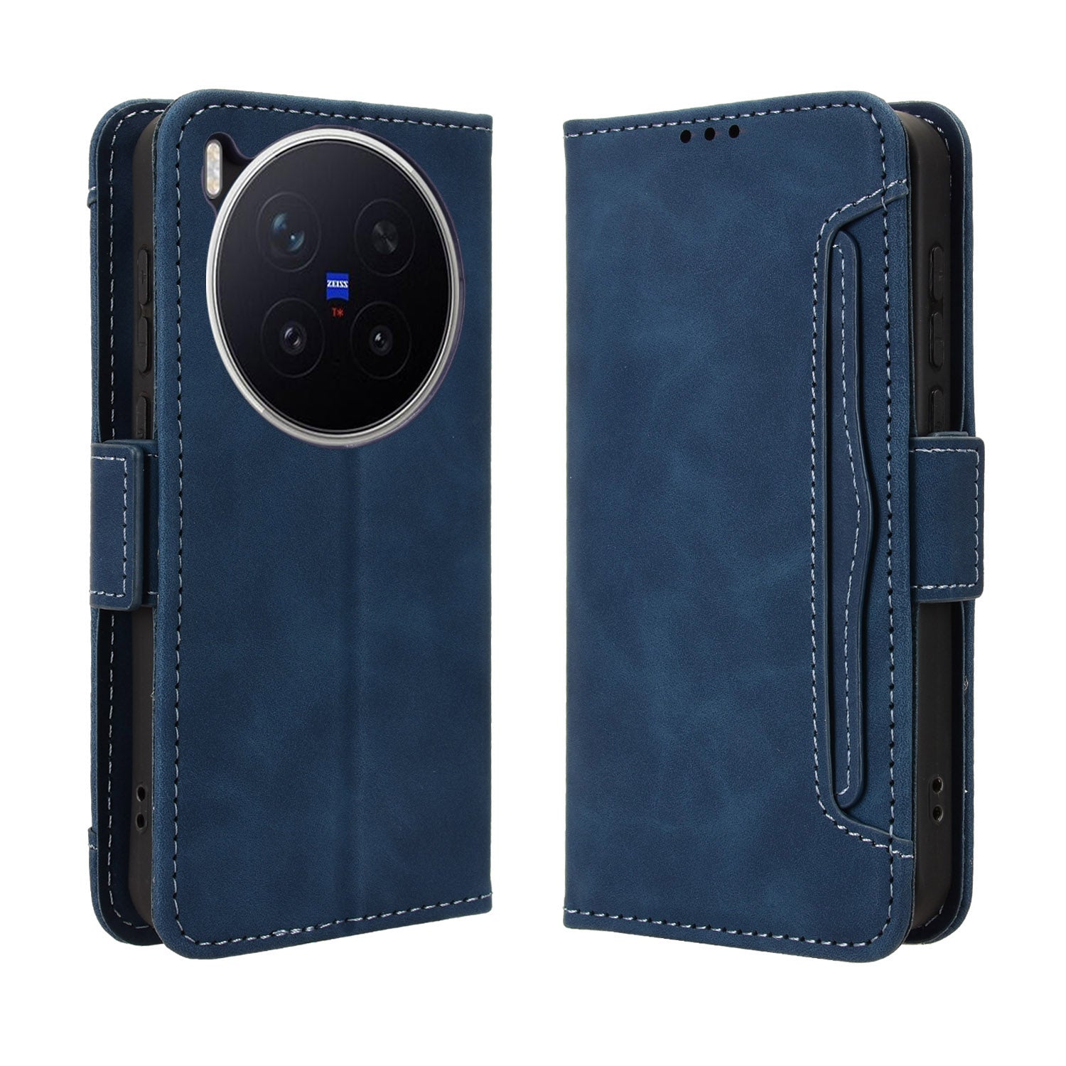For vivo X300 Pro 5G Leather Case Phone Wallet Cover with Multiple Card Slots