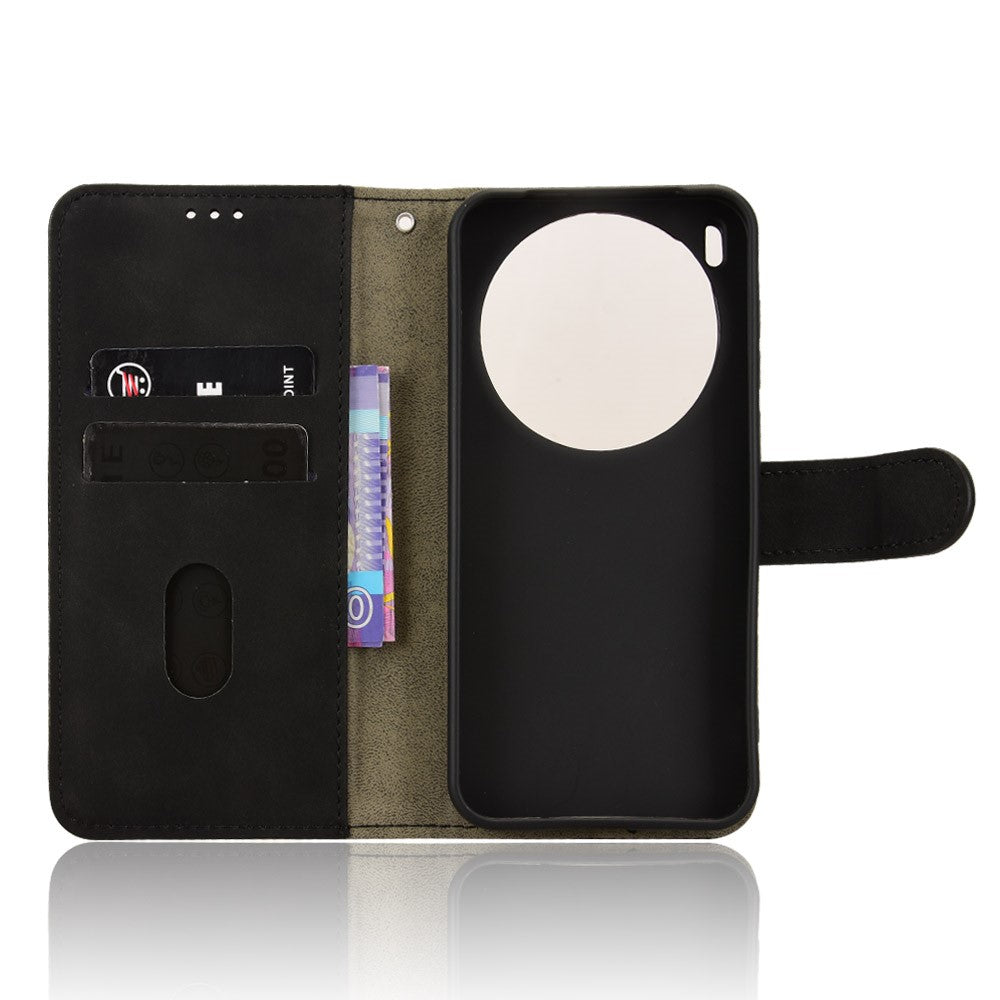 For vivo X300 5G Leather Case Skin Feel Anti Drop Wallet Flip Phone Cover