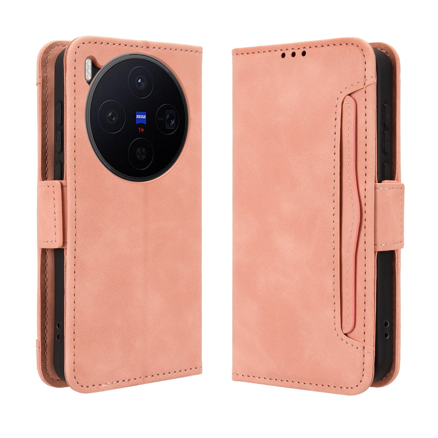 For vivo X300 5G Leather Case Phone Wallet Cover with Multiple Card Slots