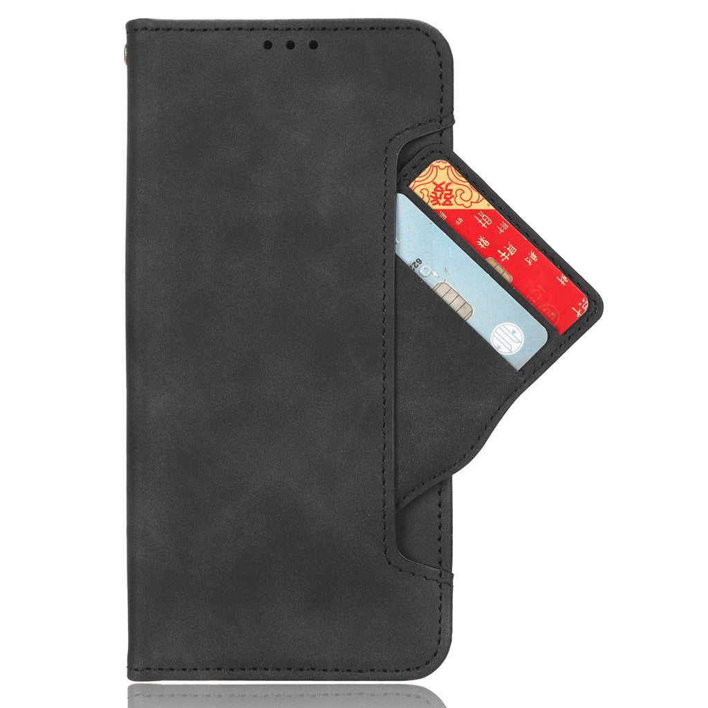For TCL K32 5G / TCL K33 5G Leather Case Phone Wallet Cover with Multiple Card Slots