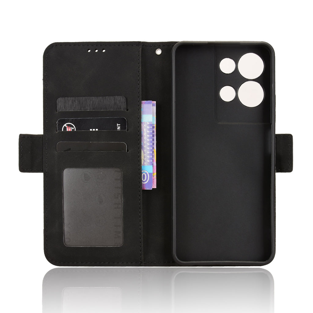 For TCL K32 5G / TCL K33 5G Leather Case Phone Wallet Cover with Multiple Card Slots