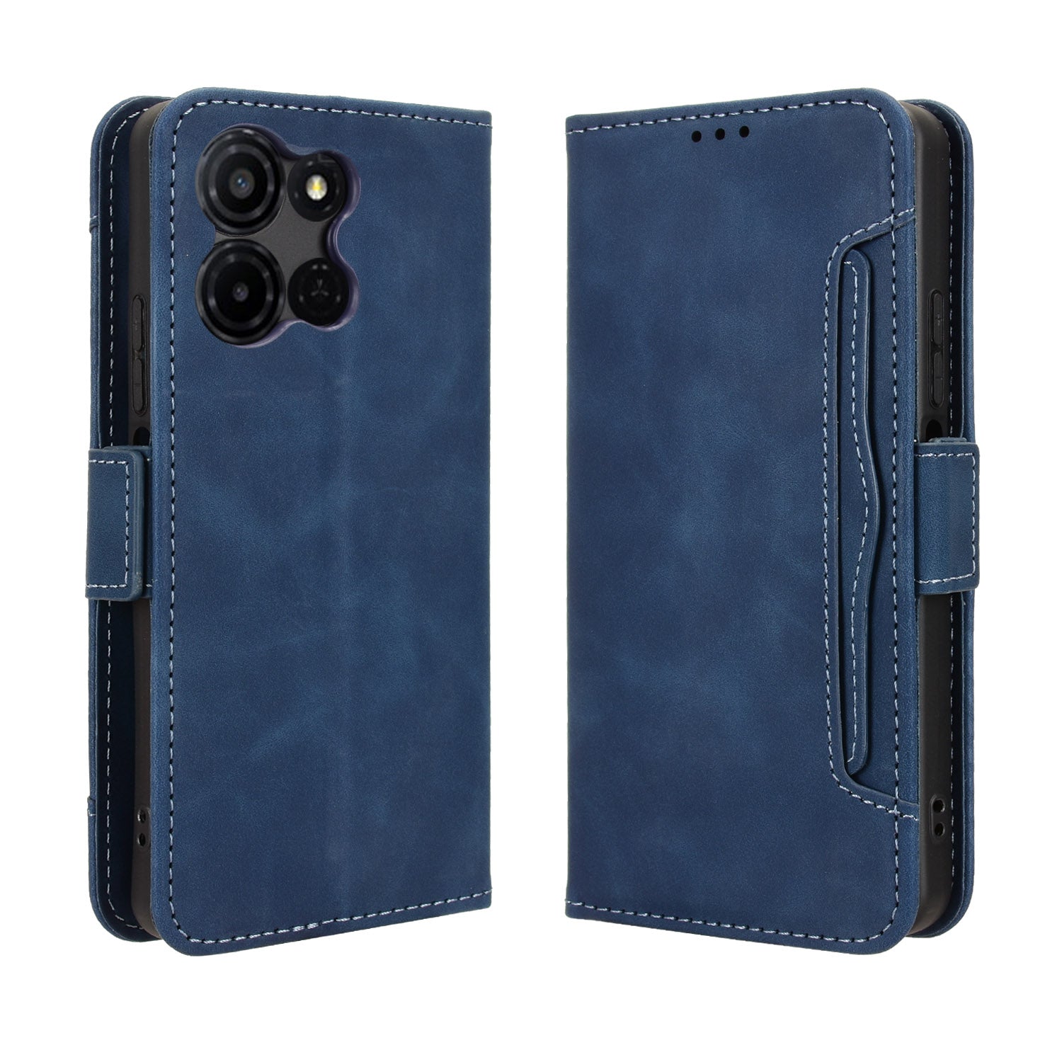 For TCL K32 5G / TCL K33 5G Leather Case Phone Wallet Cover with Multiple Card Slots