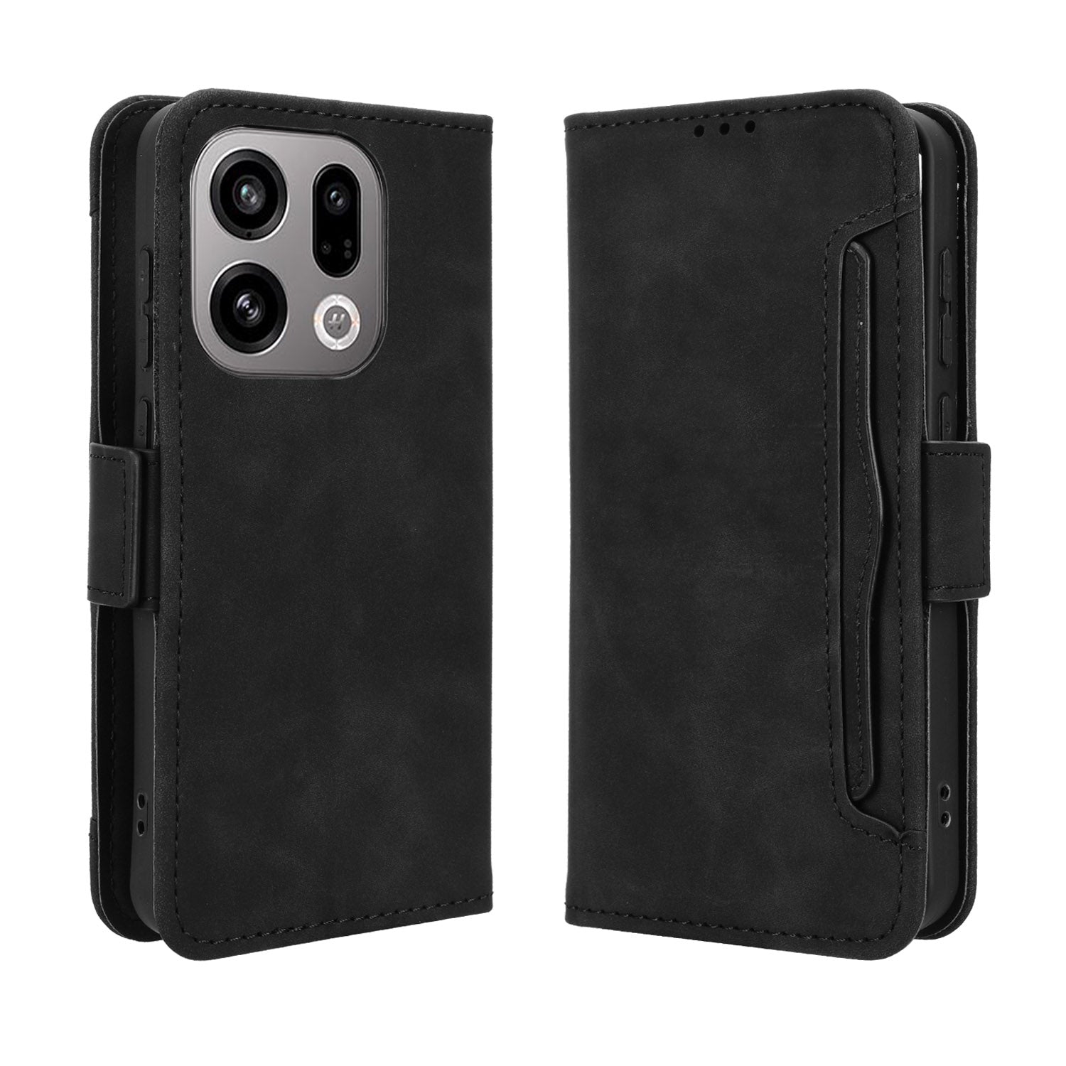 For Oppo Find X9 5G Leather Case Phone Wallet Cover with Multiple Card Slots
