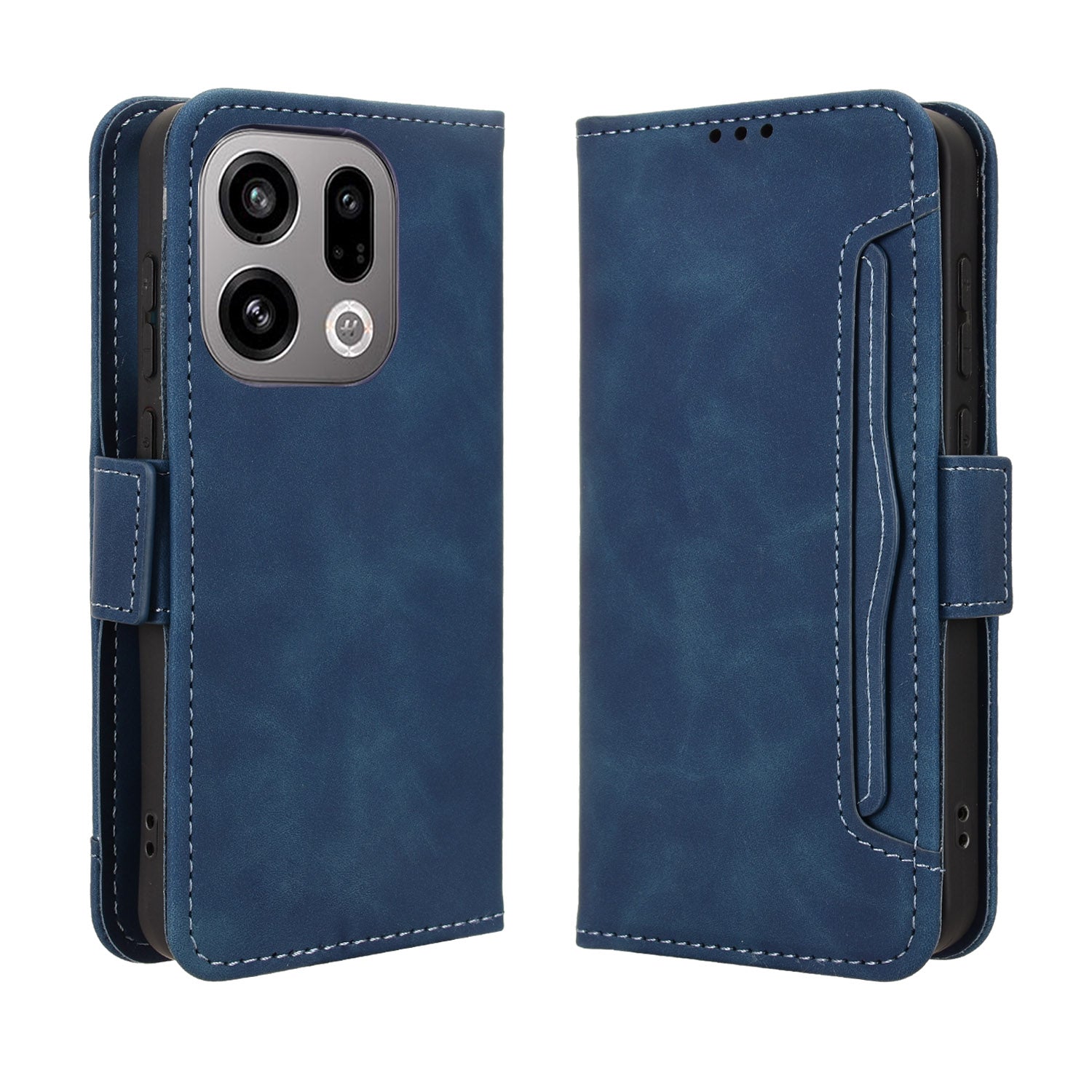 For Oppo Find X9 5G Leather Case Phone Wallet Cover with Multiple Card Slots