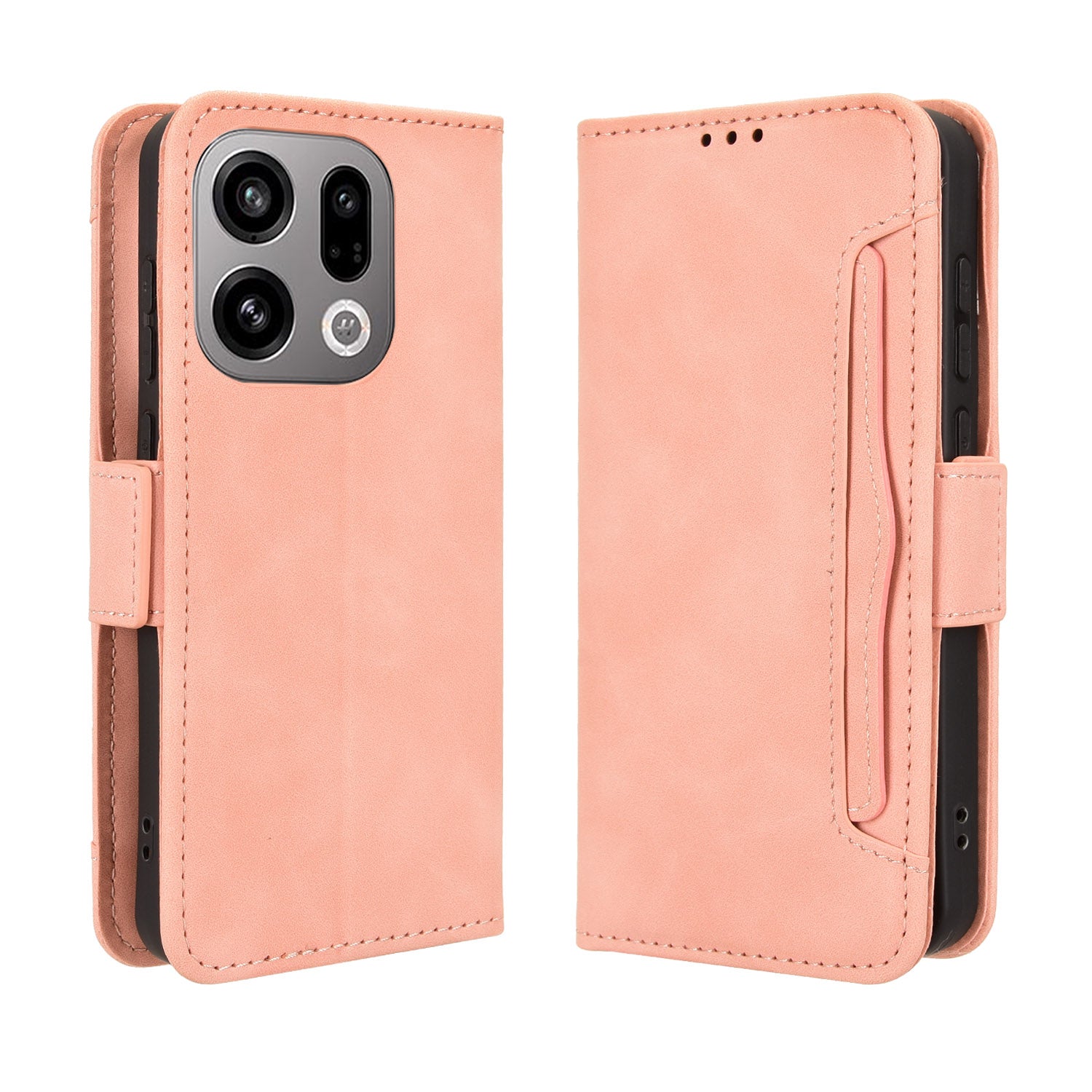 For Oppo Find X9 5G Leather Case Phone Wallet Cover with Multiple Card Slots