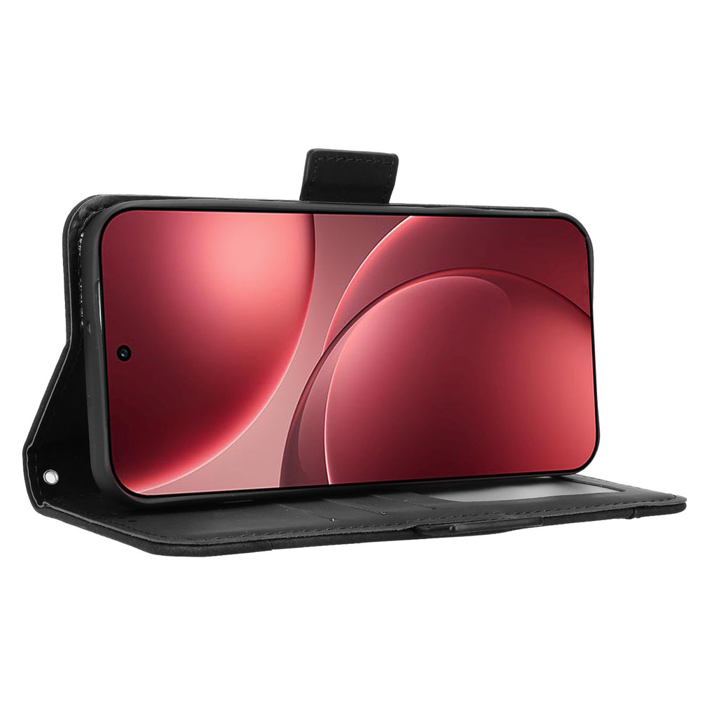 For Oppo Find X9 Pro 5G Leather Case Phone Wallet Cover with Multiple Card Slots