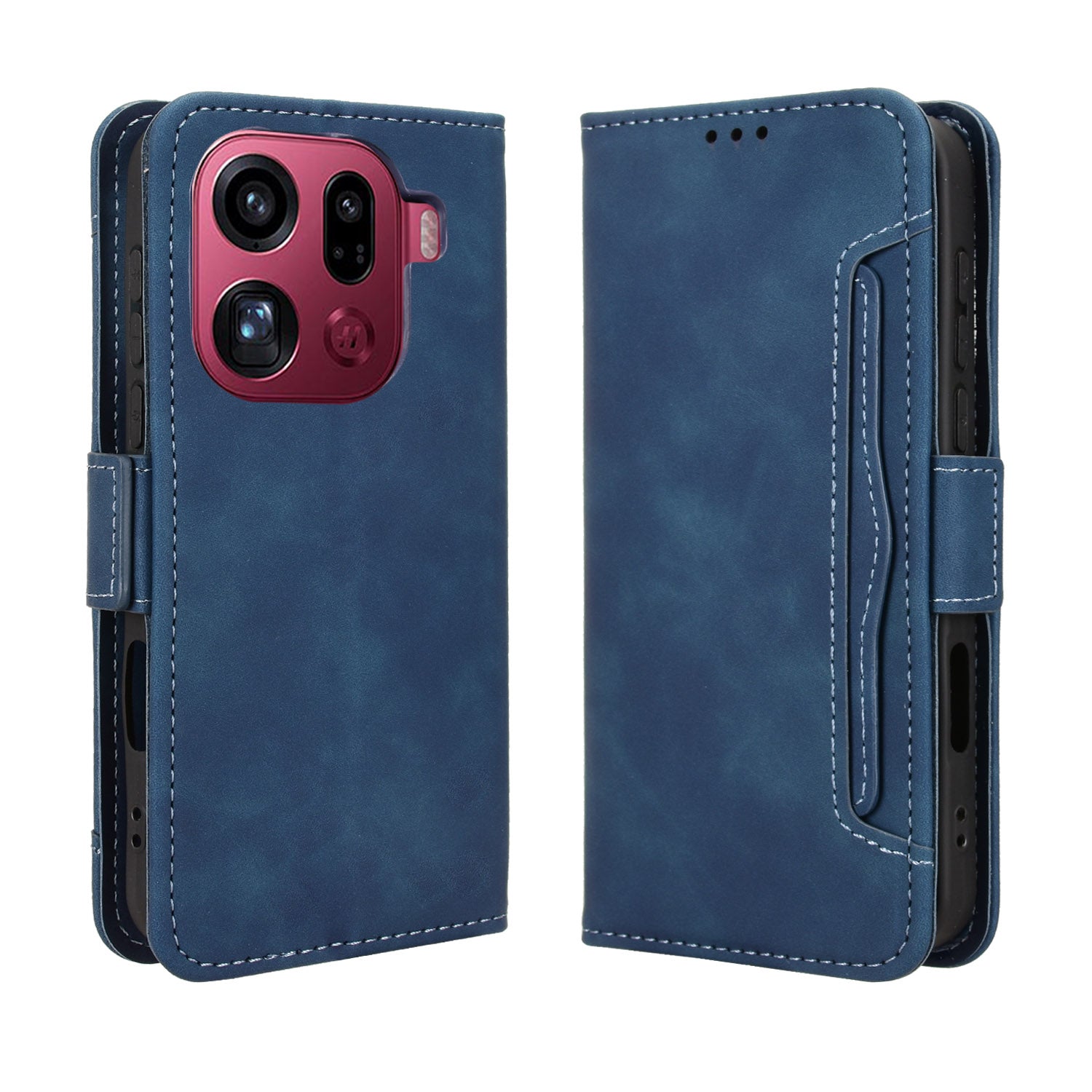 For Oppo Find X9 Pro 5G Leather Case Phone Wallet Cover with Multiple Card Slots