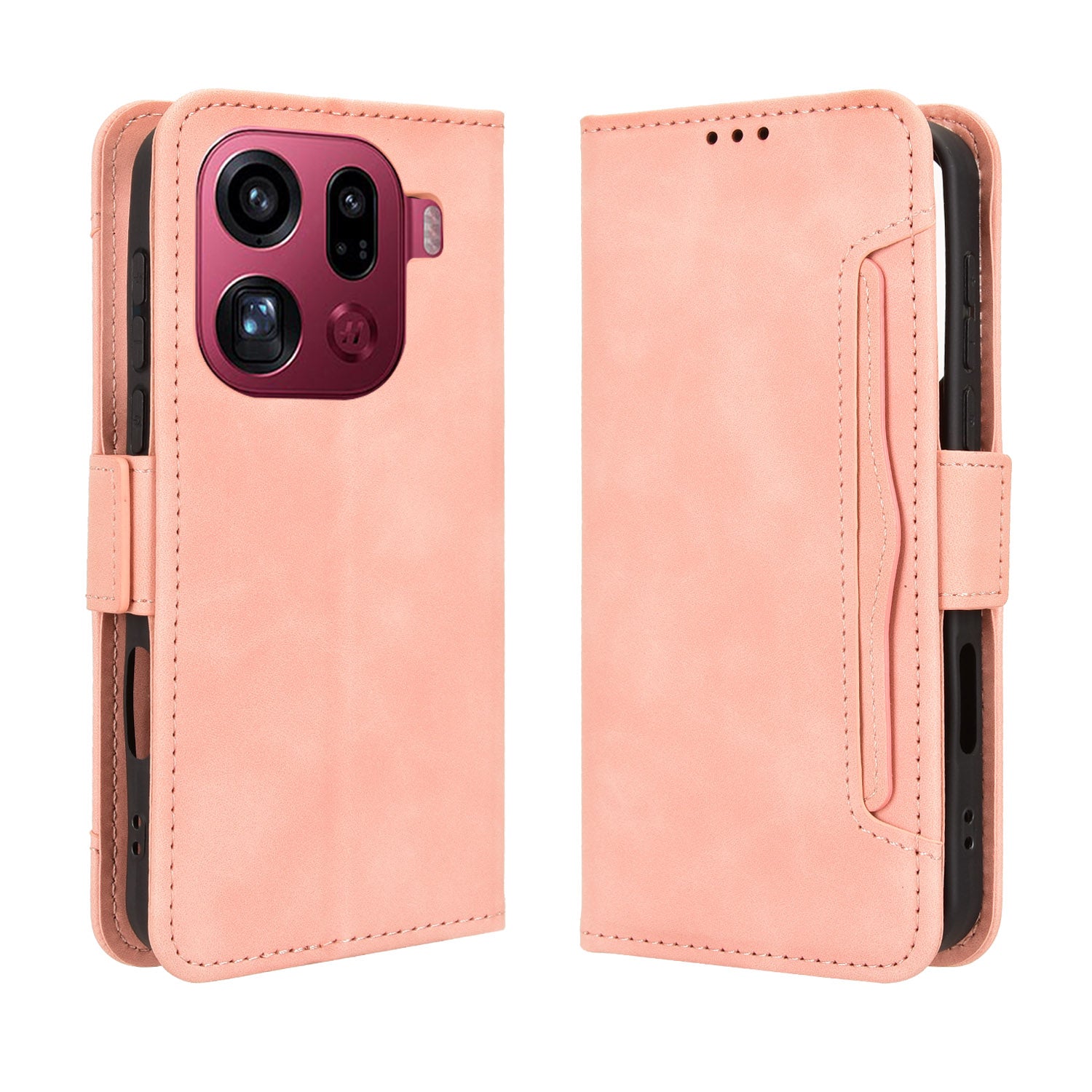 For Oppo Find X9 Pro 5G Leather Case Phone Wallet Cover with Multiple Card Slots