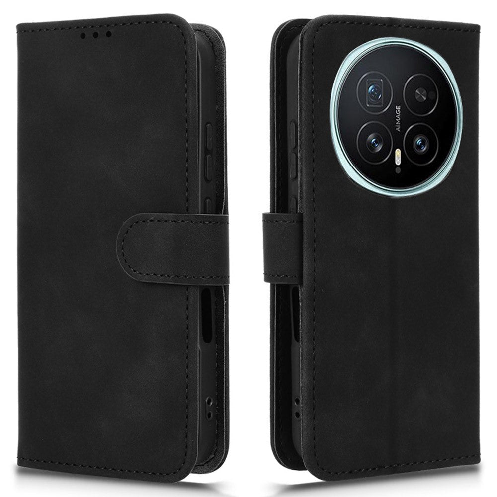 For Honor Magic8 Pro 5G Leather Case Skin Feel Anti Drop Wallet Flip Phone Cover