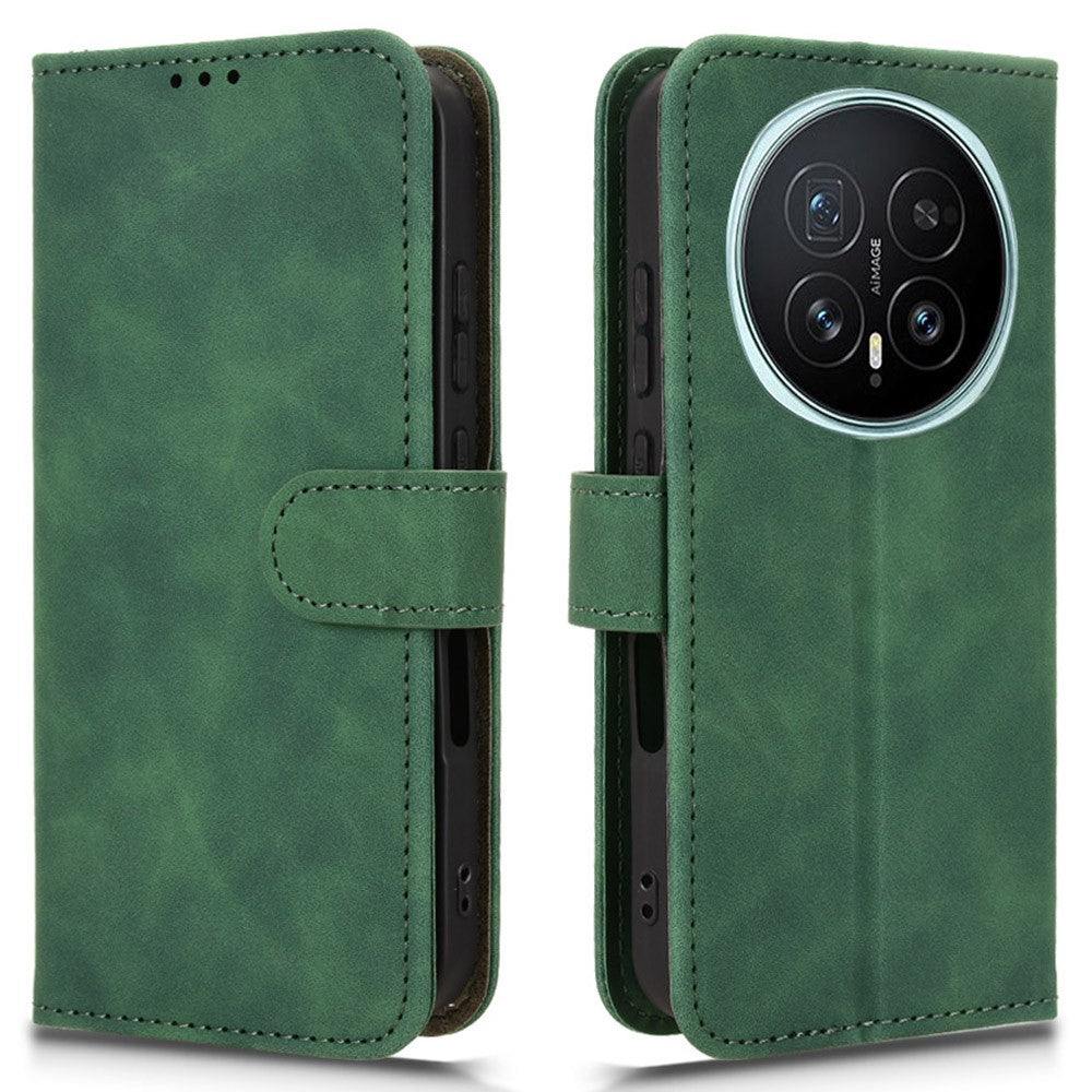 For Honor Magic8 Pro 5G Leather Case Skin Feel Anti Drop Wallet Flip Phone Cover