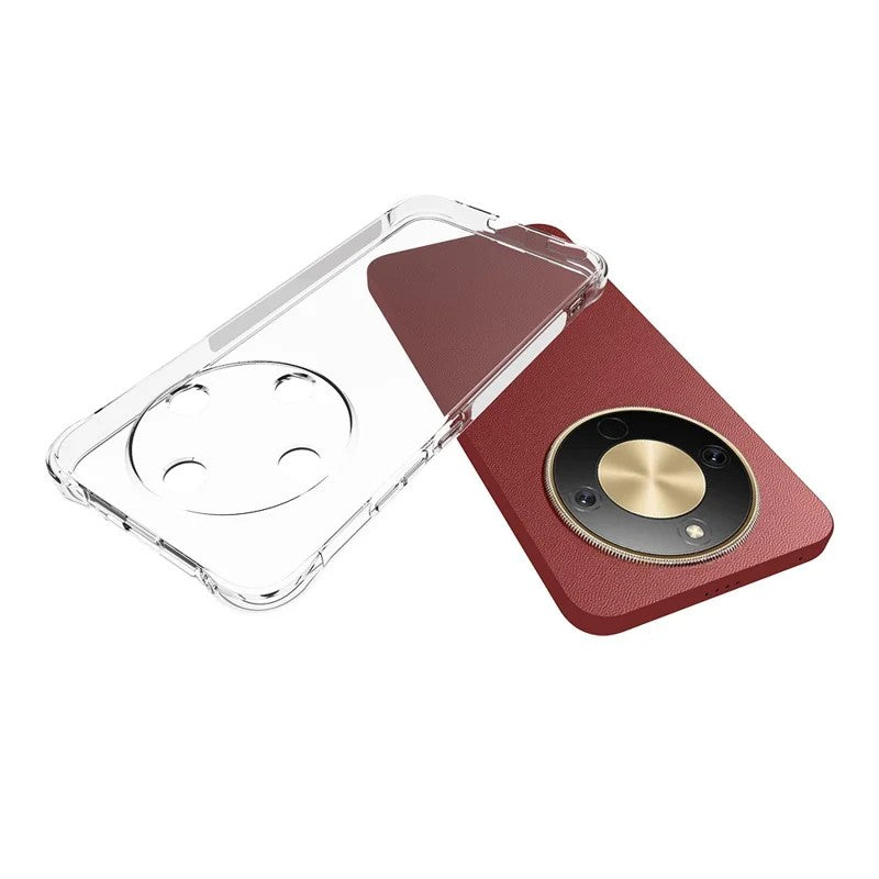 Coque en TPU WANLONFENG série WL2 de 2,0 mm pour Honor X9d 5G / Honor X70 5G, avec 2 films protecteurs en verre trempé.