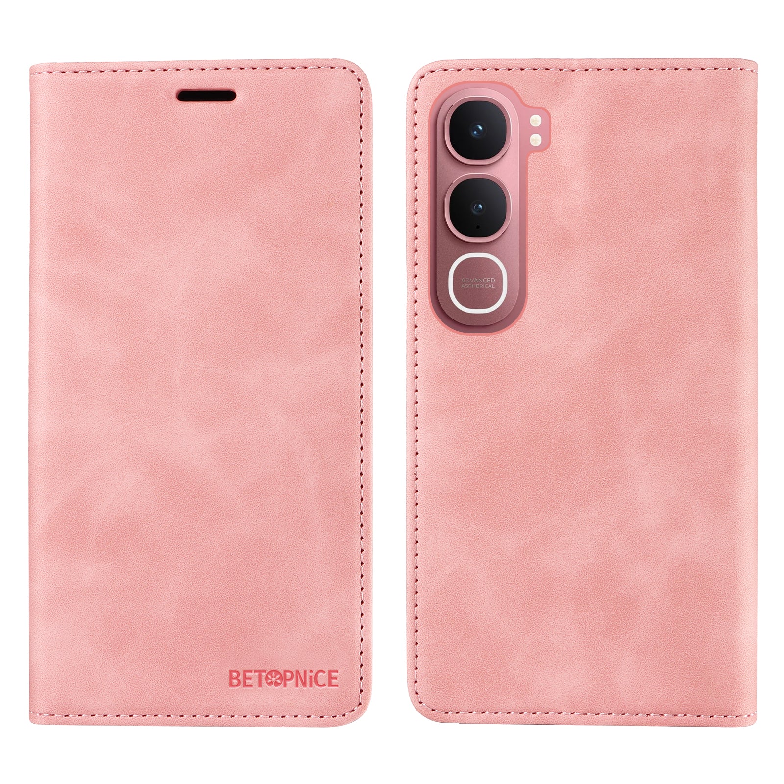 For vivo Y21d Case BETOPNICE Magnetic Closure RFID Blocking Wallet Stand Leather Phone Cover