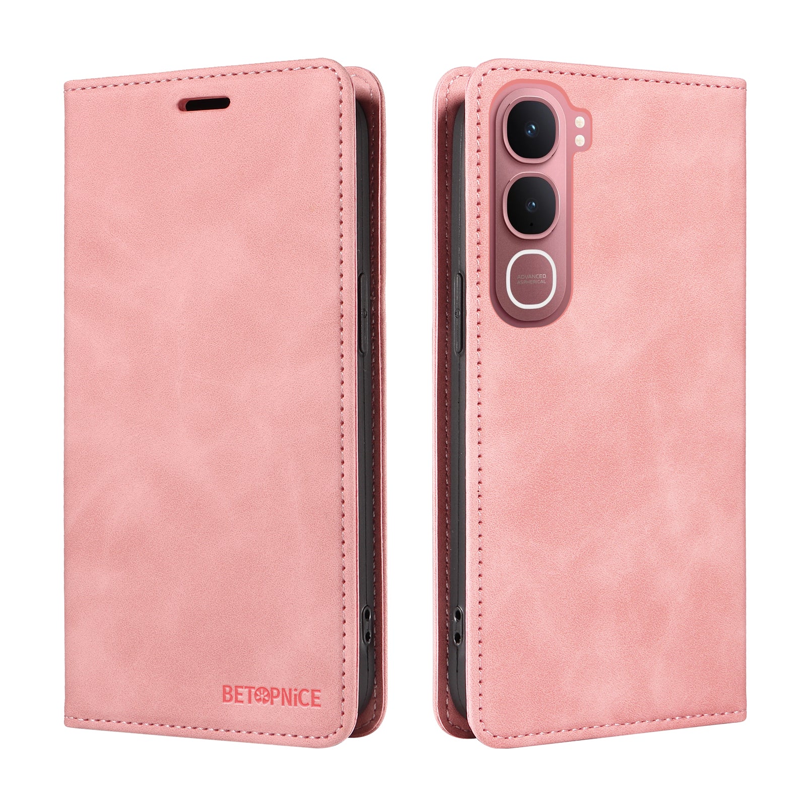 For vivo Y21d Case BETOPNICE Magnetic Closure RFID Blocking Wallet Stand Leather Phone Cover