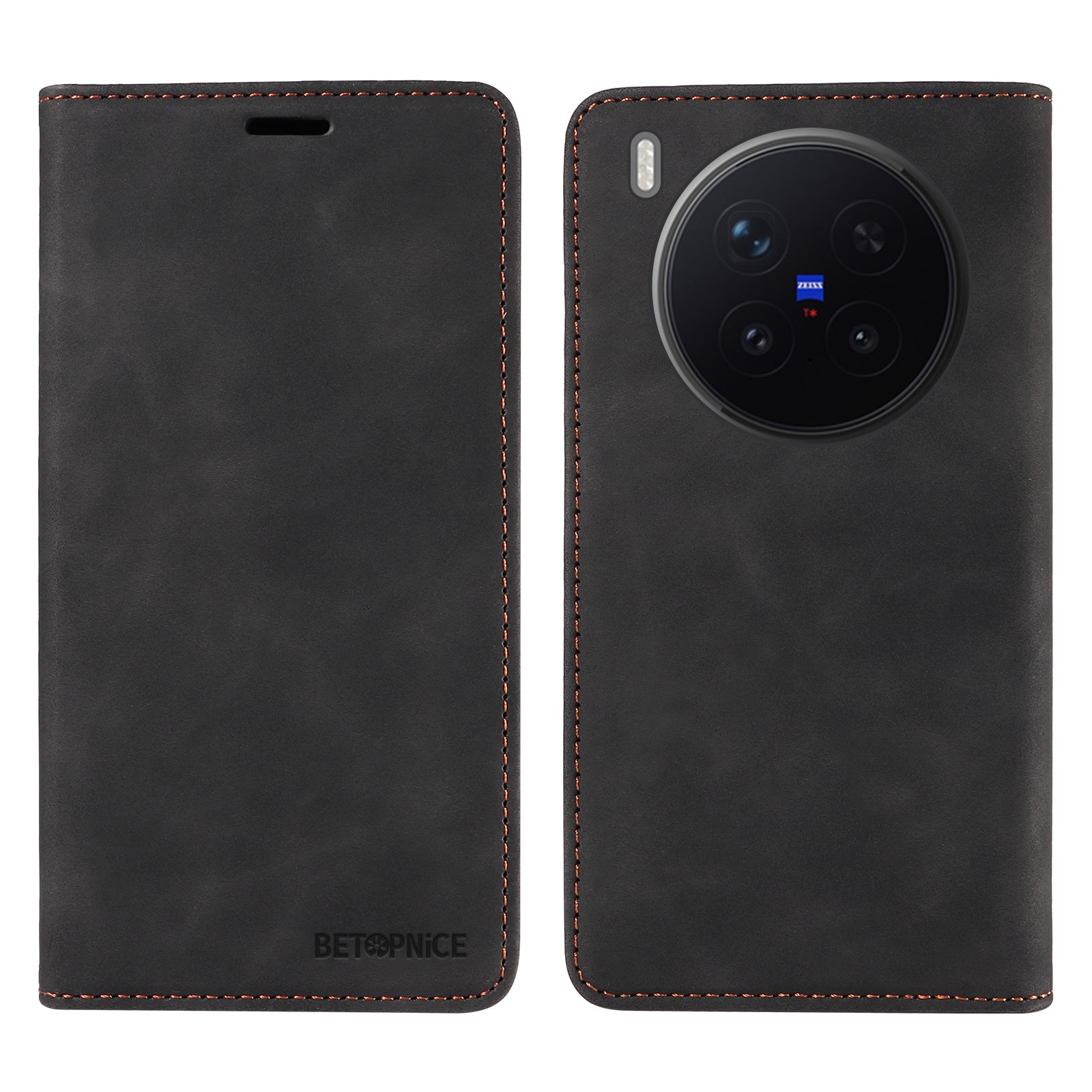 For vivo X300 Pro 5G Case BETOPNICE Magnetic Closure RFID Blocking Wallet Stand Leather Phone Cover