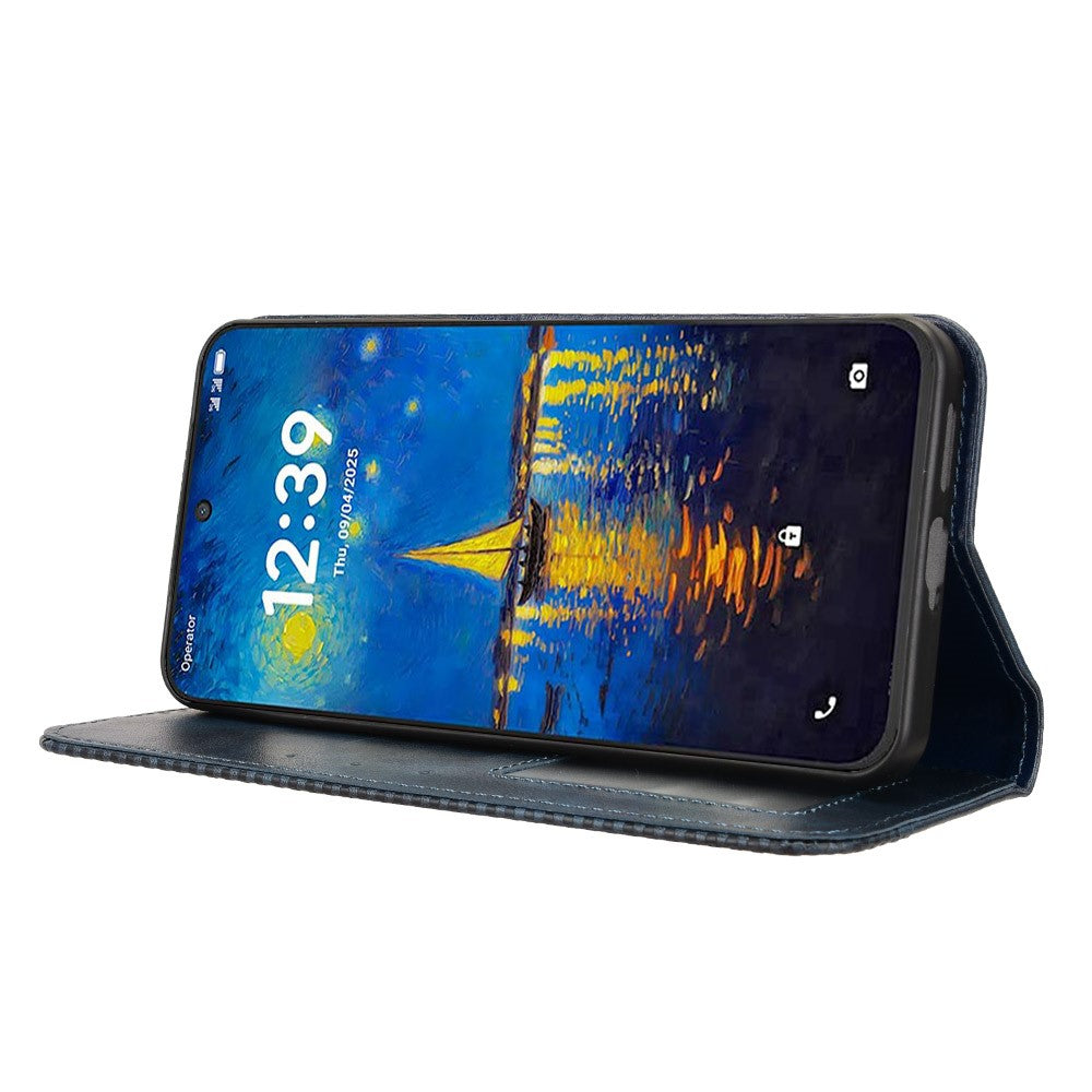 For TCL NxtPaper 60 Ultra 5G Leather Case Wallet Stand Retro Texture Phone Cover