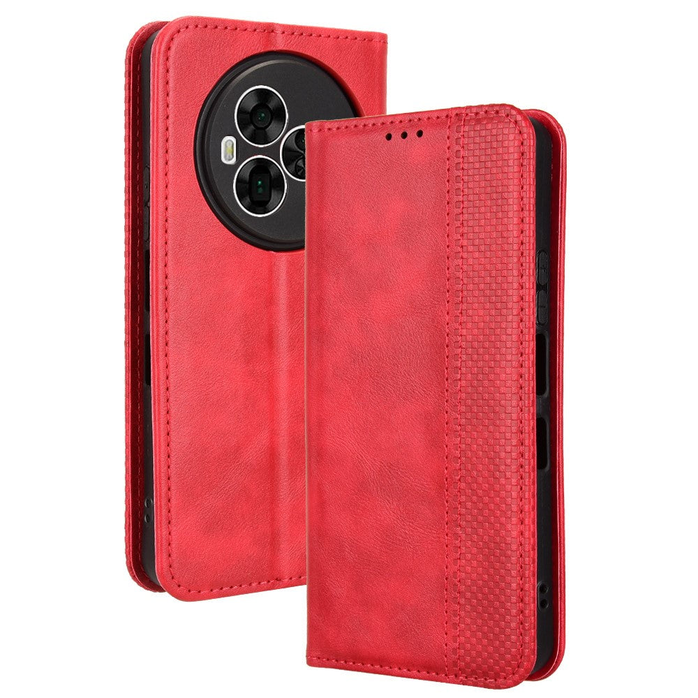 For TCL NxtPaper 60 Ultra 5G Leather Case Wallet Stand Retro Texture Phone Cover