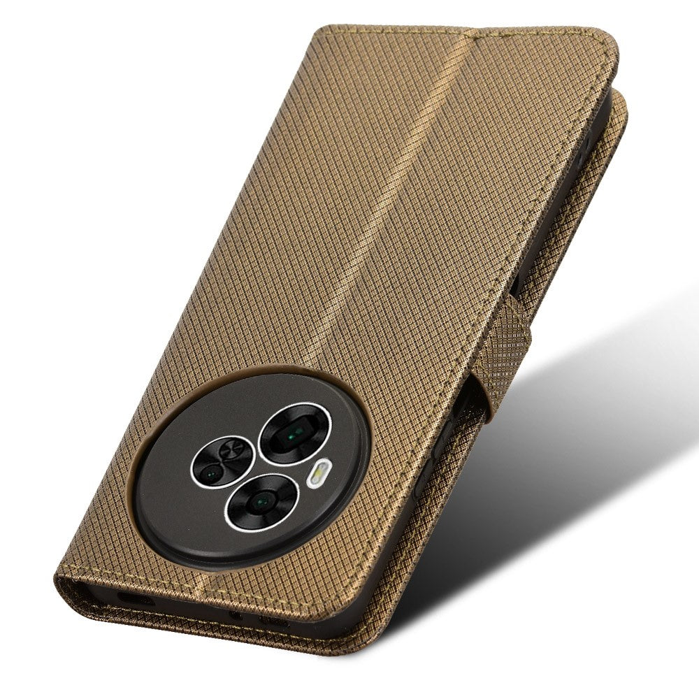 For TCL NxtPaper 60 Ultra 5G Leather Wallet Case with Strap Diamond Texture Phone Cover