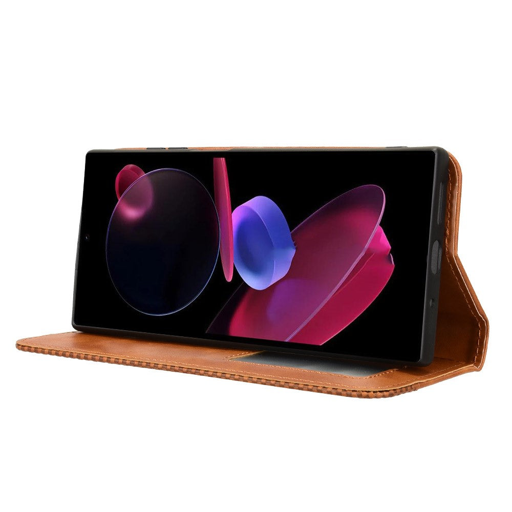 For Oukitel C62 / C62 Pro Leather Case Wallet Stand Retro Texture Phone Cover