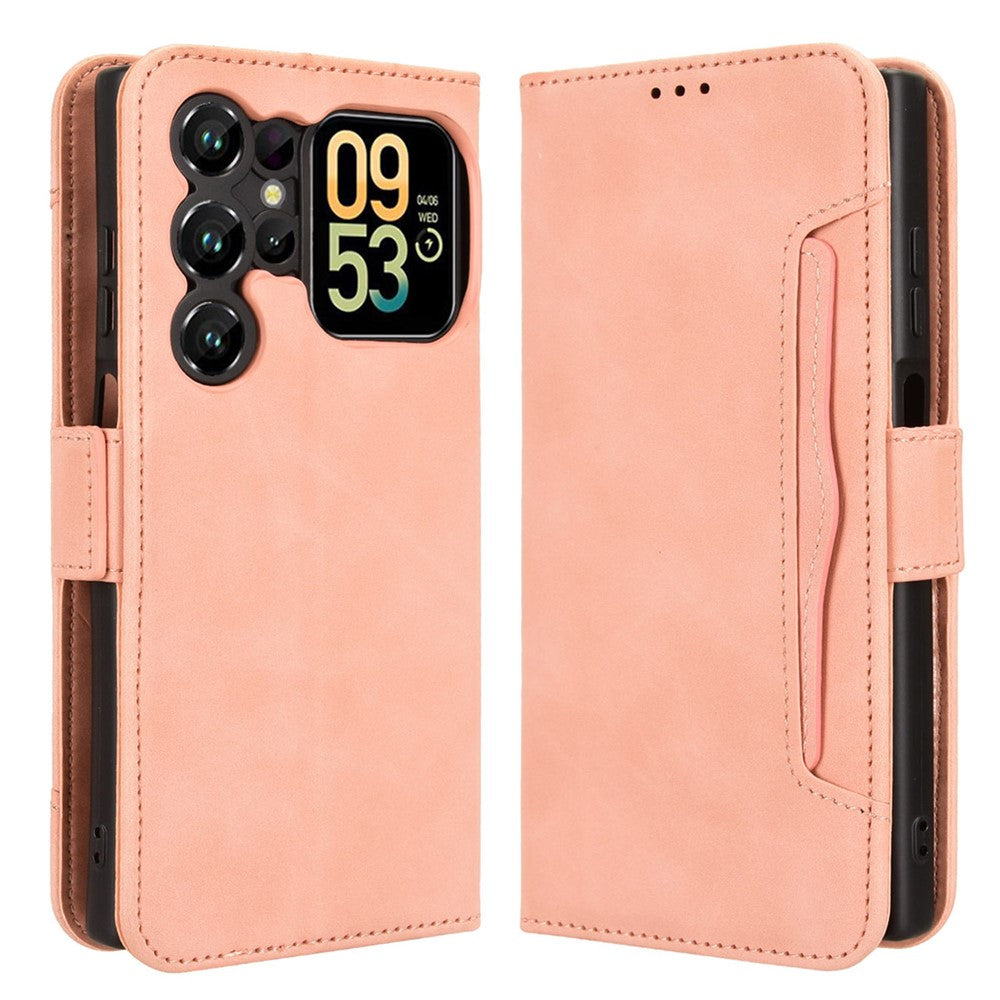 For Oukitel C62 / C62 Pro Leather Case Phone Wallet Cover with Multiple Card Slots