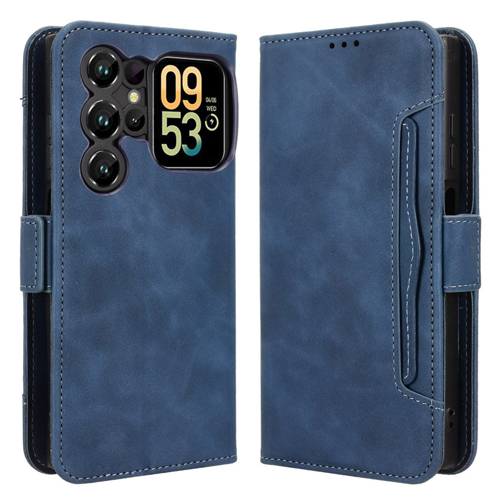 For Oukitel C62 / C62 Pro Leather Case Phone Wallet Cover with Multiple Card Slots