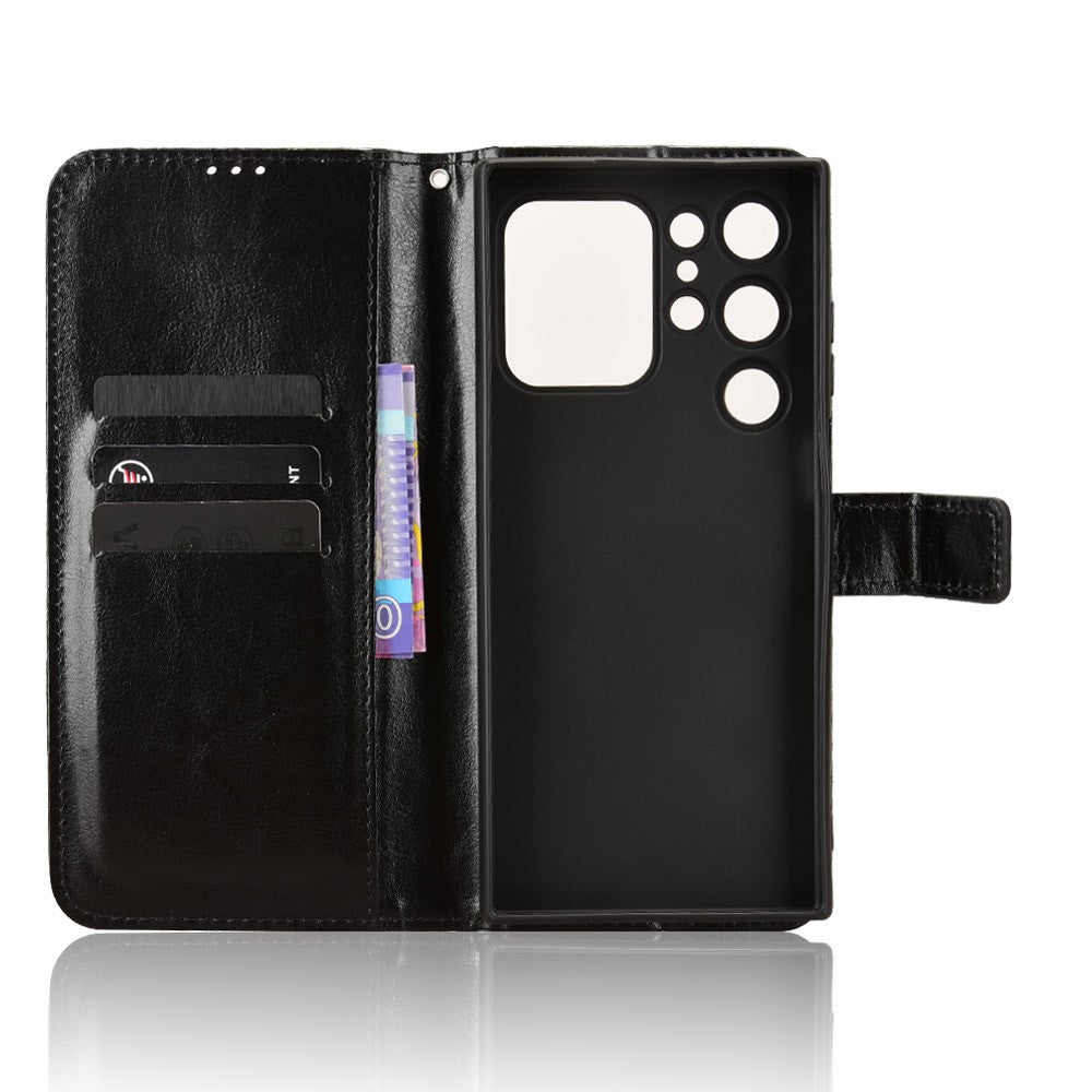 For Oukitel C62 / C62 Pro PU Leather Case with Strap Crazy Horse Texture Phone Wallet Cover