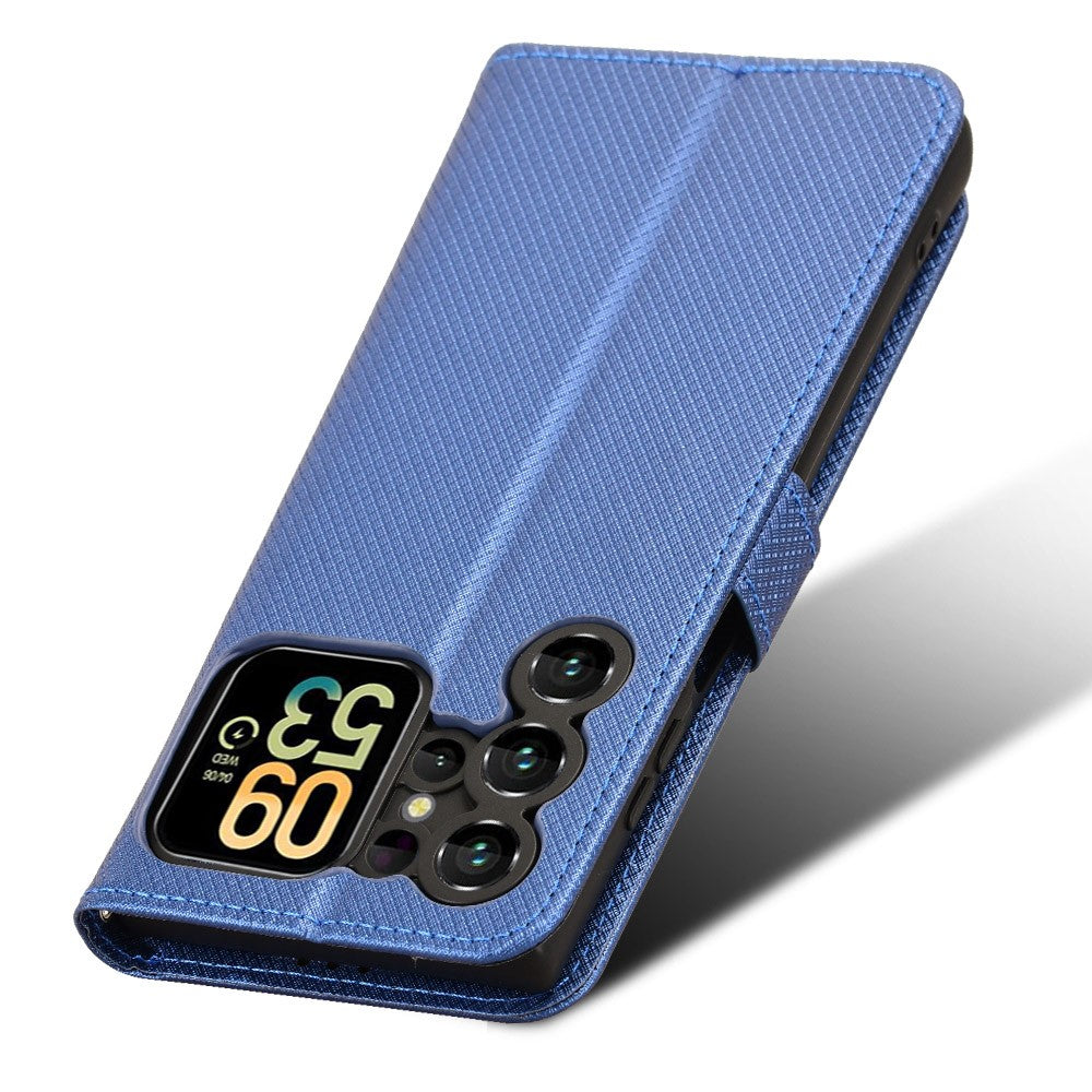 For Oukitel C62 / C62 Pro Leather Wallet Case with Strap Diamond Texture Phone Cover