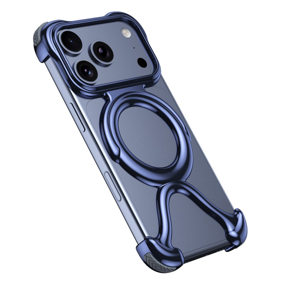 Coque de protection rigide en polycarbonate magnétique pour iPhone 17 Pro Max avec système de refroidissement ajouré pour une meilleure dissipation de la chaleur